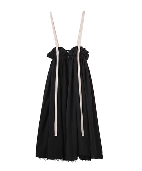 Cutting Suspender Skirt